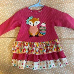 Ric Rac & Ruffles dress NWOT 12M